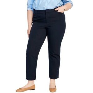 Old‎ Navy High-Waisted Pixie Straight Pants Navy Blue Size 24 NEW Style 629561